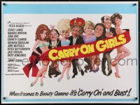 5f194 CARRY ON GIRLS style C British quad 1973 English sex, the 25th and funniest Carry On hit!