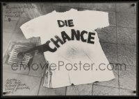 5f525 CHANCE East German 23x32 1981 completely different art of bleeding shirt by Kahane!