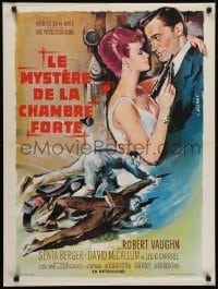 5f476 SPY WITH MY FACE French 24x32 1965 Robert Vaughn, McCallum, Man from UNCLE, Georges Allard!