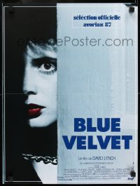5f490 BLUE VELVET French 15x21 1987 directed by David Lynch, Isabella Rossellini, Kyle McLachlan!