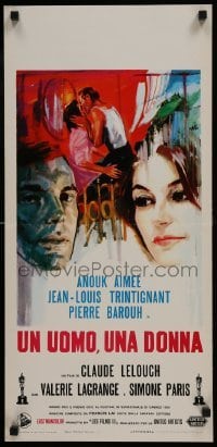 5f807 MAN & A WOMAN awards Italian locandina 1967 Claude Lelouch's Un homme et une femme, Aimee!