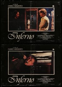 5f750 INFERNO group of 5 Italian 18x26 pbustas 1980 Dario Argento horror, wild horror images!