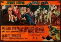 5f782 WAY WAY OUT Italian 18x26 pbusta 1967 astronaut Jerry Lewis sent to live on the moon in 1989!