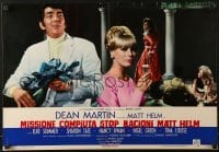 5f784 WRECKING CREW Italian 18x26 pbusta 1969 great image of Dean Martin as Matt Helm!
