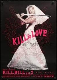 5f370 KILL BILL: VOL. 2 advance Japanese 2004 Quentin Tarantino, sexy bride Uma Thurman with katana!