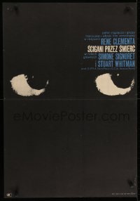 5f856 DAY & THE HOUR Polish 22x32 1966 Rene Clement directed, art of eyes by Zelek Bronislaw!