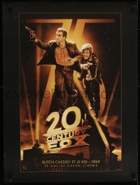 5g269 20TH CENTURY FOX 75TH ANNIVERSARY 24x32 French commercial poster 2010 Butch Cassidy & Sundance Kid!