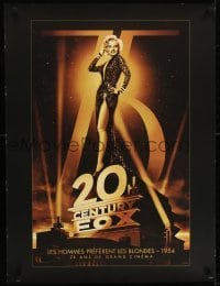 5g270 20TH CENTURY FOX 75TH ANNIVERSARY 24x32 French commercial poster 2010 Gentlemen Prefer Blondes!