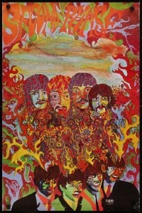 5g275 BEATLES 20x31 commercial poster 1968 John, Paul, George & Ringo by Ambrose, Second Phase!