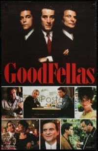5g316 GOODFELLAS 23x35 commercial poster 1998 Robert De Niro, Joe Pesci, Liotta, Scorsese!