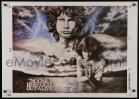 5g333 JIM MORRISON 25x36 English commercial poster 1980s different art of the Doors lead singer!