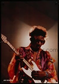 5g339 JIMI HENDRIX 27x39 Italian commercial poster 1970s cool close up of the legendary guitarist!