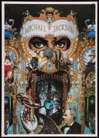 5g370 MICHAEL JACKSON 24x34 commercial poster 1991 cover art for his album Dangerous!