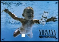 5g380 NIRVANA 24x33 English commercial poster 1990s Nevermind, band's break-out album!