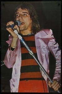 5g394 ROD STEWART 25x38 English commercial poster 1971 great image of the star on stage w/mic!