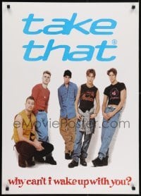 5g408 TAKE THAT 24x34 commercial poster 1993 English pop, Why Can't I Wake Up with You!