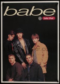 5g407 TAKE THAT 24x34 commercial poster 1993 Babe, English pop, great image of the popular group!
