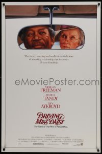5g657 DRIVING MISS DAISY 1sh 1989 art of Morgan Freeman & Jessica Tandy, Bruce Beresford directed!