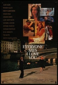 5g661 EVERYONE SAYS I LOVE YOU 1sh 1996 Woody Allen, Julia Roberts, pretty Drew Barrymore!