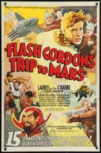 5g670 FLASH GORDON'S TRIP TO MARS S2 recreation 1sh 2001 great art of Buster Crabbe, Ming & others!