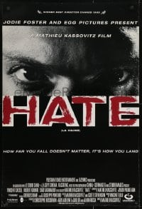 5g704 HATE DS 1sh 1996 Vincent Cassel, how far you fall doesn't matter, it's how you land!