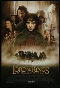 5g782 LORD OF THE RINGS: THE FELLOWSHIP OF THE RING advance 1sh 2001 Tolkien, top cast!