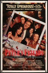 5g841 PETER'S FRIENDS 1sh 1992 Kenneth Branagh, great cast Polaroid style image!