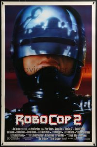 5g878 ROBOCOP 2 1sh 1990 cyborg policeman Peter Weller, sci-fi sequel!