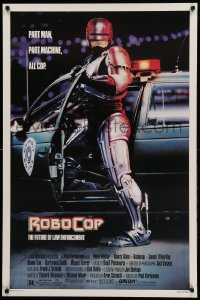 5g877 ROBOCOP 1sh 1987 Paul Verhoeven classic, Peter Weller is part man, part machine, all cop!