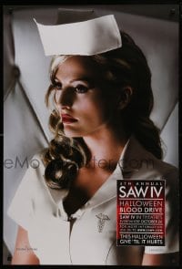 5g890 SAW IV 1sh 2007 Tobin Bell, Halloween blood drive, profile image of sexy nurse by Tim Palen!