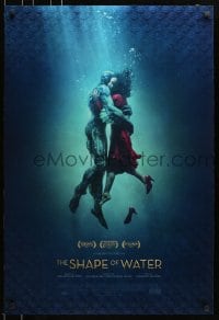5g004 SHAPE OF WATER style B int'l DS 1sh 2017 Guillermo del Toro, Doug Jones as the Amphibian Man!