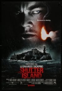 5g899 SHUTTER ISLAND advance DS 1sh 2010 October style, Scorsese, DiCaprio, someone is missing!
