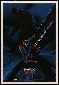 5g243 AMAZING SPIDER-MAN IMAX mini poster 2012 art of Andrew Garfield by Laurent Durieux!