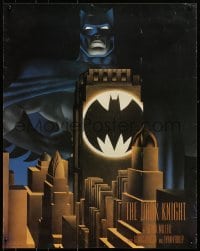 5g424 BATMAN 22x28 special poster 1986 completely different art, promoting Dark Knight Returns!