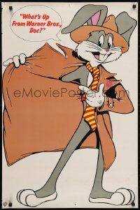 5g102 BUGS BUNNY 23x35 music poster 1980 full-length art, what's up from Warner Bros., Doc?