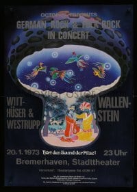 5g113 GERMAN ROCK & FOLK ROCK IN CONCERT 24x33 German music poster 1973 Witthuser & Westrupp!