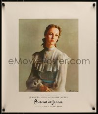 5g501 PORTRAIT OF JENNIE 22x26 special poster 1949 Brackman art of beautiful ghost Jennifer Jones!