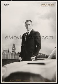 5g511 SKYFALL IMAX 14x20 special poster 2012 image of Daniel Craig as Bond, newest 007!