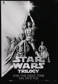 5g241 STAR WARS TRILOGY group of 3 27x40 video posters 2004 art from the style A one sheet!