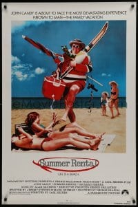 5g931 SUMMER RENTAL 1sh 1985 directed by Carl Reiner, wacky John Candy takes the family on vacation