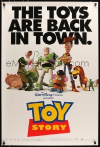 5g960 TOY STORY int'l 1sh 1995 Disney & Pixar cartoon, great images of Buzz, Woody & cast!