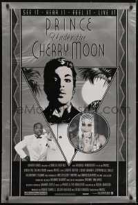 5g967 UNDER THE CHERRY MOON 1sh 1986 cool art deco style artwork of star/director Prince!