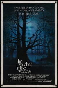 5g976 WATCHER IN THE WOODS 1sh R1981 Disney, it was just game until a girl vanished for 30 years!