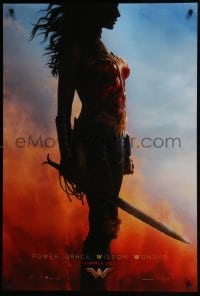 5g990 WONDER WOMAN teaser DS 1sh 2017 sexiest Gal Gadot in title role/Diana Prince, profile image!
