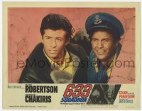5h138 633 SQUADRON LC #2 1964 great close up of Cliff Robertson & George Chakiris!