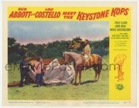 5h141 ABBOTT & COSTELLO MEET THE KEYSTONE KOPS LC #4 1955 Bud & Lou with Native American Indian!