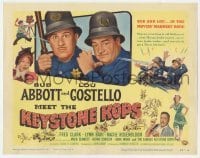 5h002 ABBOTT & COSTELLO MEET THE KEYSTONE KOPS TC 1955 Bud & Lou in the movies' maddest days!