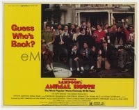 5h164 ANIMAL HOUSE LC R1979 classic posed image of John Belushi & the Delta house members drinking!