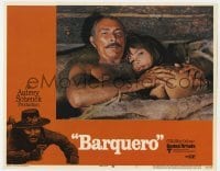 5h179 BARQUERO LC #7 1970 great close up of Lee Van Cleef & sexy Marie Gomez in bed!