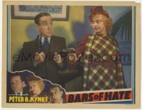 5h180 BARS OF HATE LC 1935 Sheila Terry pointing Snub Pollard's gun away from her, Peter B. Kyne!
